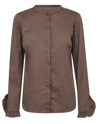 Mos Mosh - MMMattie Hemd - Coffee Quartz